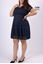 Immagine di CURVY GIRL NAVY BLUE SKATER DRESS
